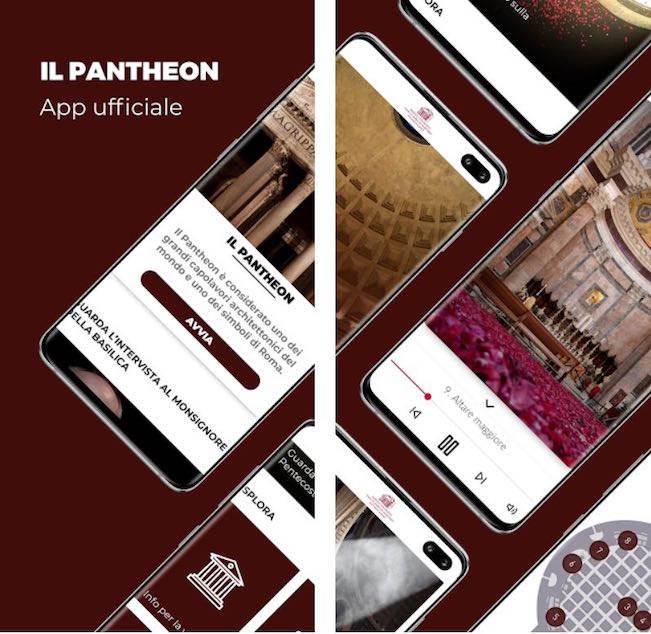 Mobile App Pantheon Roma